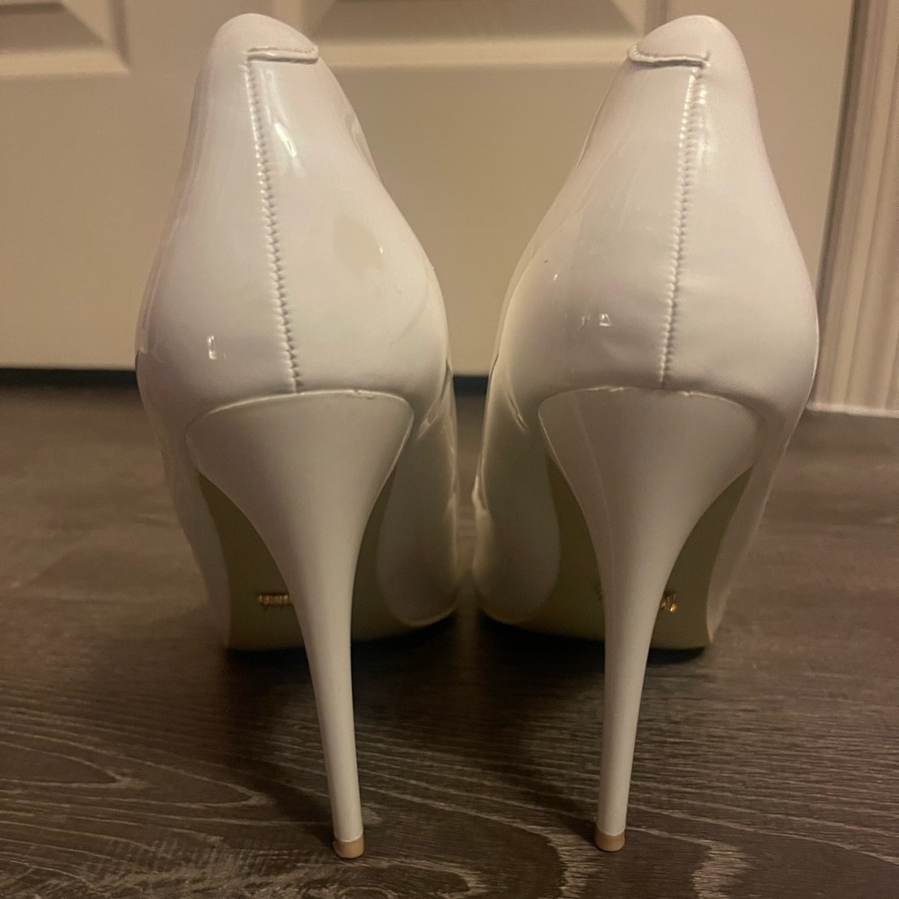 White pumps